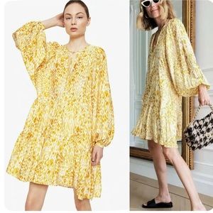 Anine Bing MADISON DRESS - MARIGOLD LEO XS